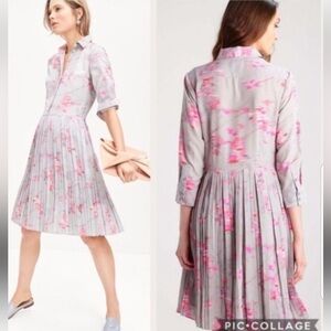 Banana republic watercolor shirt dress
